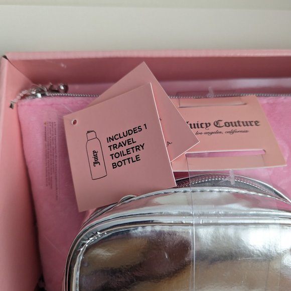 Juicy Couture Cosmetic Bag 2 Piece Gift Set - Picture 2 of 4